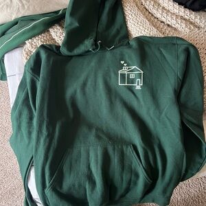 Graphic hoodie unisex L